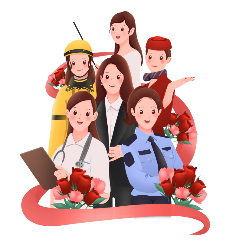千庫(kù)網(wǎng)_38婦女節(jié)職業(yè)女性群像_元素編號(hào)13392108